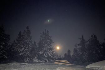 Skitur med hodelykt på Vollkoia for unge voksne