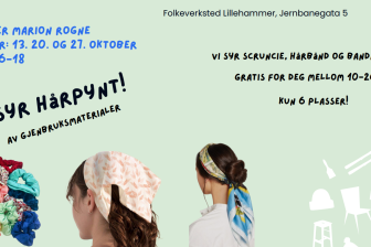 Vi syr hårpynt! 3 mandager i oktober