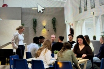 Vafler til alle i fellesarealet i Studentboligene